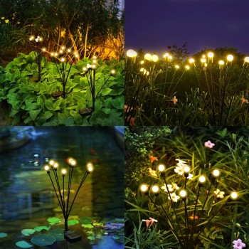 Solar Garden Lights - Firefly Lamp (2pcs set)