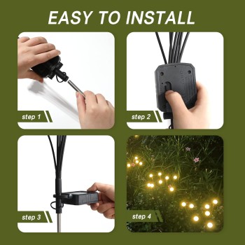 Solar Garden Lights - Firefly Lamp (2pcs set)