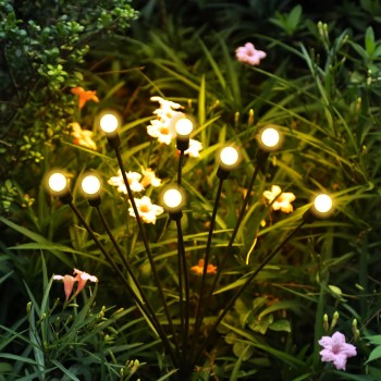 Solar Garden Lights - Firefly Lamp (2pcs set)