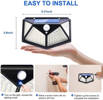 100 LED Night Sensor Light Pack of 2